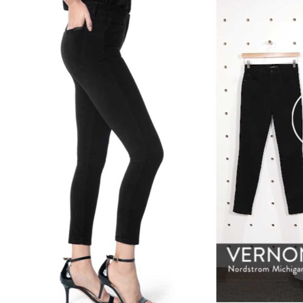 Joe's Jeans Black Skinny Jeans Velvet